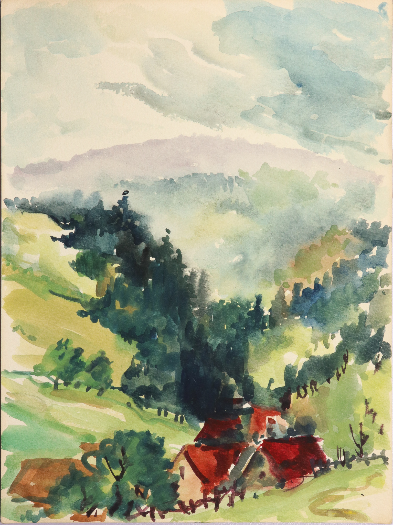 Dorf am Wald K